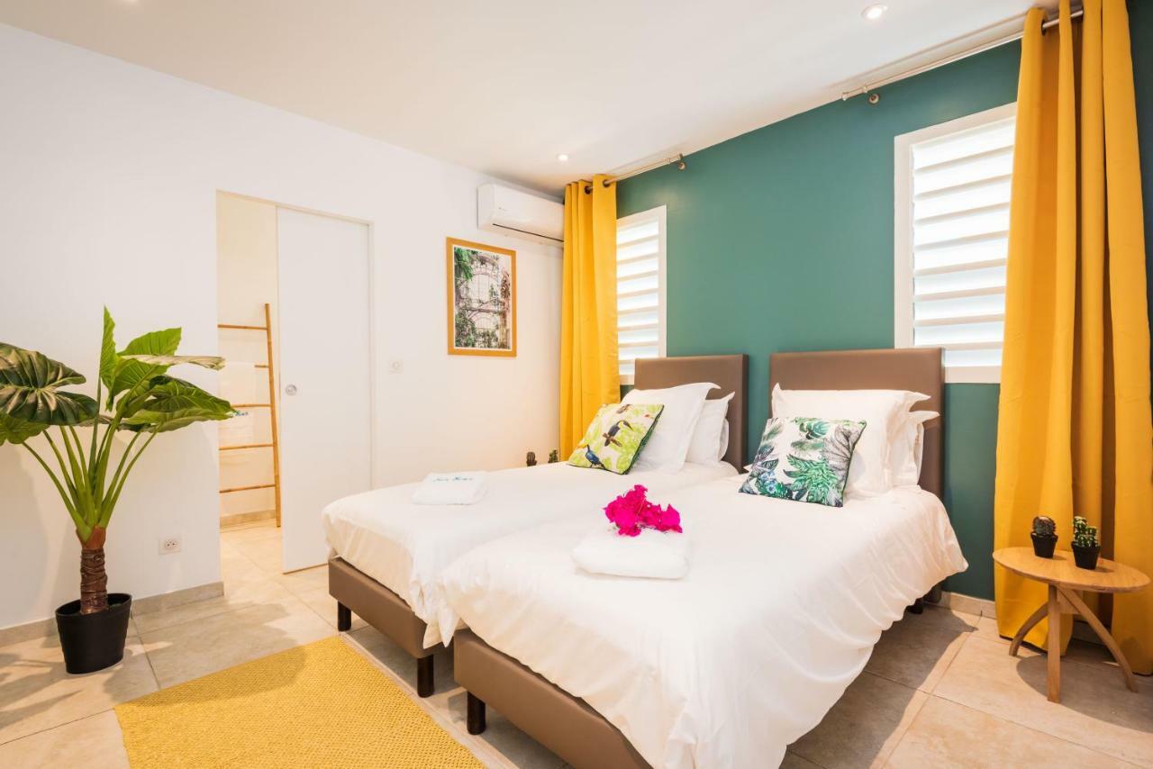 Villa Banc De Sable, Acces Direct A La Plage Le Diamant Exterior foto